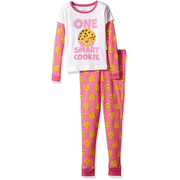 INTIMO Girls Shopkins Welcome to The Party Pajama Short Set INTIMO Girls Shopkins Welcome to The Party Pajama Short Set